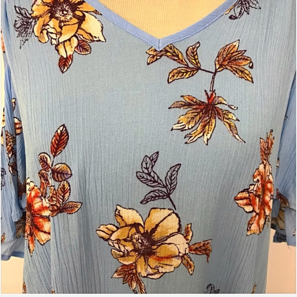 📍SALE Bohemian Floral Flowy Tunic Dress SM - Picture 6 of 7